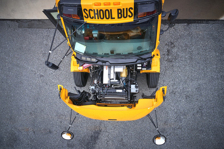 Electric school bus in Massachusetts demonstrates the benefits of V2G